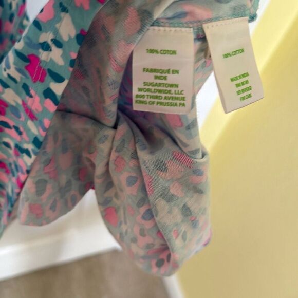 Lilly Pulitzer Jerrica Halter Swing Dress, Aqua with Multi-Colored Design, Size - Picture 7 of 10